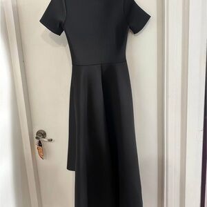 Elegant Black Midi Dress
